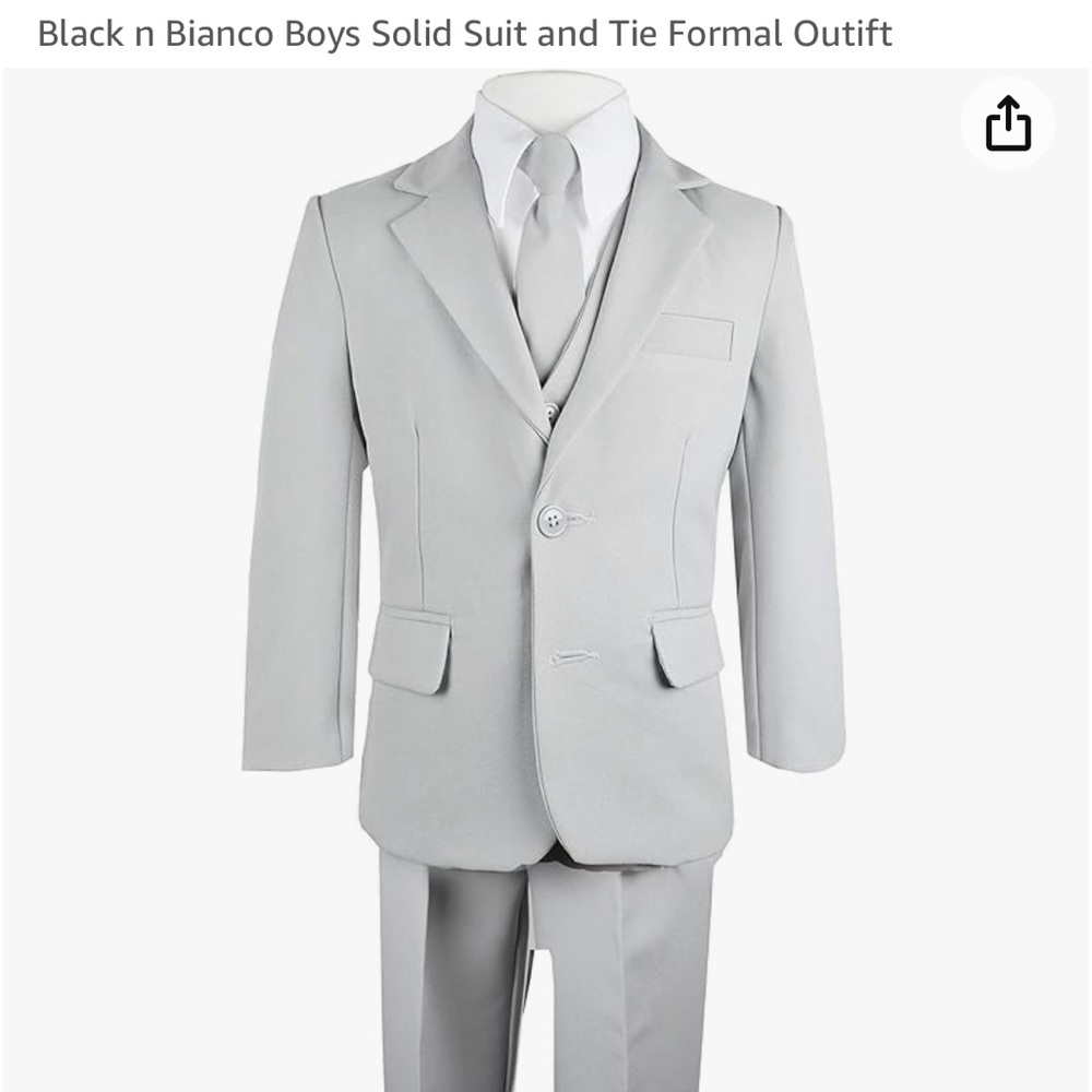 Gray Boys Suit size 4T